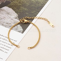 Herstellung von Panzerkettenarmbändern aus Edelstahl 304&nbsp;AJEW-JB00992