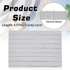 Rubans en polyester scintillant de 5 mètre&nbsp;DIY-WH0580-16B