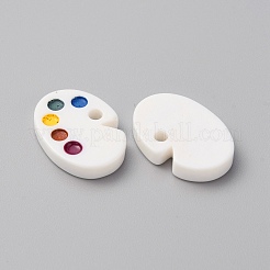 Studienthema undurchsichtige Harz-Cabochons&nbsp;RESI-WH0021-79