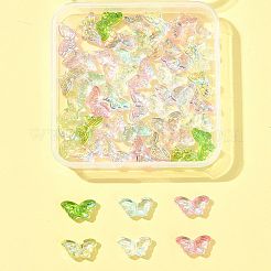 50 Stück 8 Farben transparentes galvanisiertes Glasperlen-Set&nbsp;GLAA-FS0002-39