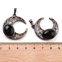 Natürlichen Obsidian Anhänger&nbsp;G-L602-01R-21