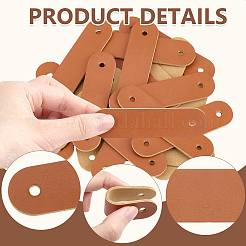 20 boucle en cuir PU&nbsp;DIY-CY0003-87D