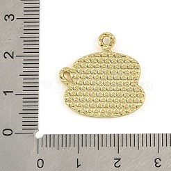 Anhänger aus einer Mischung aus Kaffeelegierung und Emaille&nbsp;ENAM-B038-01G-06