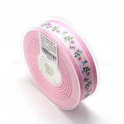 Fleur imprimé rubans grosgrain&nbsp;ORIB-L004-02