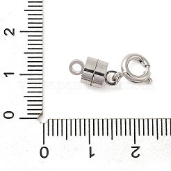 Messing Magnetverschlüsse mit Federverschlüssen&nbsp;KK-NH0002-15P