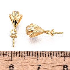 925 Sterlingsilber-SchnappKlaue mit Mikropavé und Zirkonia&nbsp;STER-N016-88G