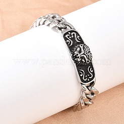 Braccialetti di collegamento in acciaio inox&nbsp;BJEW-D379-13ASP