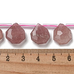 Natürlichen Erdbeere Quarzperlen Stränge&nbsp;G-P544-C08-01