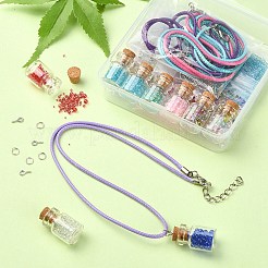 Bausatz zum Selbermachen einer Wunschflaschenkette&nbsp;DIY-YW0006-52