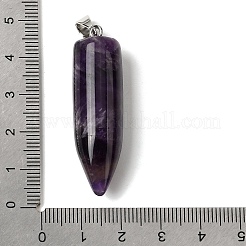 Pendentifs pointus améthyste naturelle&nbsp;G-F820-12N