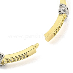 Bracelets en laiton avec lettre x&nbsp;BJEW-Z062-09G