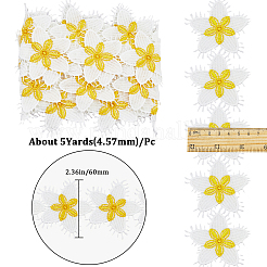 Blumen-Polyester-Wimpern-Spitzenbesatzband&nbsp;OCOR-WH20003-03B-04