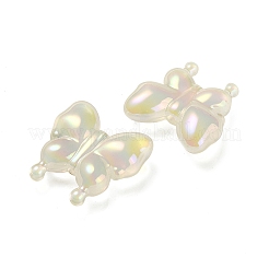 Placage uv lumineux perles acryliques irisées arc-en-ciel&nbsp;LS-OACR-F006-03G