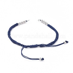 Fabrication de bracelet en fil de nylon réglable&nbsp;AJEW-JB00513-02