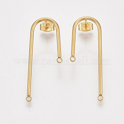 Accesorios para pendientes de acero inoxidable 304 de izquierda y derecha&nbsp;X-STAS-S079-143B