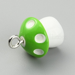Pendentifs en résine opaque&nbsp;RESI-CJC0012-17H
