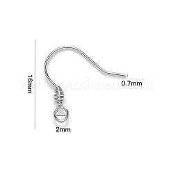 Ganci per orecchini in acciaio inossidabile 304 anti-ossidazione&nbsp;STAS-S111-011