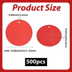 500 Stück PVC-Kunststoffanhänger&nbsp;KY-GF0001-67B-02