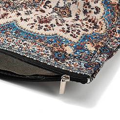 Aufbewahrungstaschen aus Leinen mit Boho-Blumenmuster und Reißverschluss&nbsp;ABAG-Z002-03B