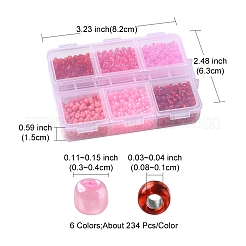 1404 Stück 6 Style 8/0 Glassamen-Rundperlen&nbsp;SEED-FS0001-05