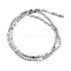 Fili di perline di ematite sintetica non magnetica elettrolitica&nbsp;G-J211-A10-01