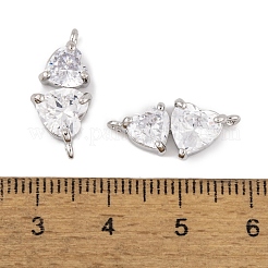 Pendentifs en laiton zircon cubique transparent&nbsp;KK-L212-10P
