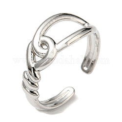 304 anneau de manchette en acier inoxydable pour femme, couleur inoxydable, diamètre intérieur: 18 mm