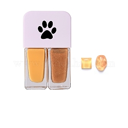 12 ml de esmalte de uñas de dos tonos, para el diseño de uñas, secado rápido, accesorios de uñas, oro, 60x36x18mm