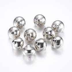 Ccb perline di plastica, rondelle, platino, 20.5x20mm, Foro: 3 mm