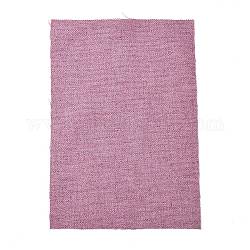 Tela de lino de algodón, funda de sofá, Accesorios de la ropa, rosa vieja, 29~30x19~20x0.07 cm