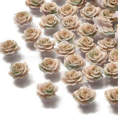 Cabochons en résine opaque lumineuse&nbsp;CRES-R458-14A-02-1