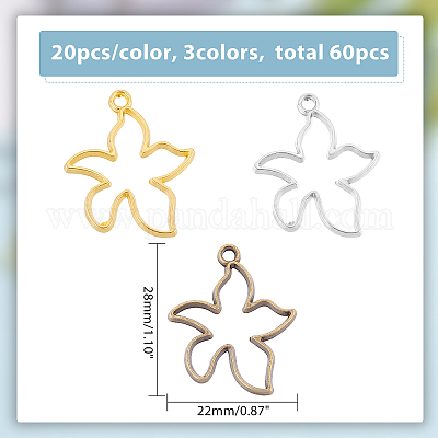 60pcs resin accessories hand painted colorful