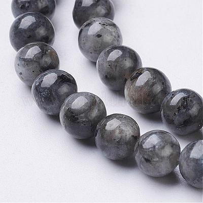 Fili di perline di larvikite naturale&nbsp;GSR6mmC128-1