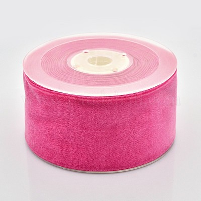 Wholesale Polyester Velvet Ribbon for Gift Packing and Festival Decoration  