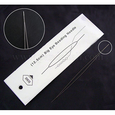Eisen große Augen Perlen Nadeln&nbsp;ES001Y-10cm-1-1