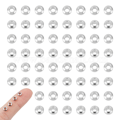 Shop UNICRAFTALE 200pcs 6mm Ring Pattern Spacer Beads Stainless Steel Loose  Beads Metal Large Hole Spacer Beads Smooth Surface Beads Finding for DIY  Bracelet Necklace Jewelry Making for Jewelry Making - PandaHall