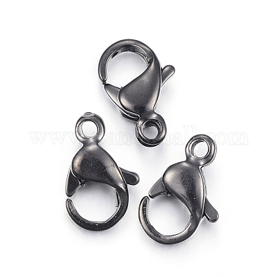 100pcs Stainless Steel Lobster Claw Clasps Parrot Trigger Clasps