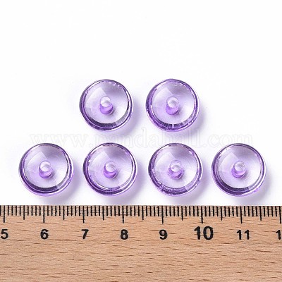 Perles en acrylique transparente&nbsp;MACR-S373-110-B01-1