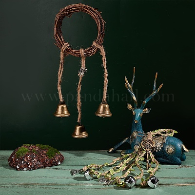 Wholesale GORGECRAFT 2PCS 2 Style Witch Bells Protection for Door Hanger  Witch Wind Chimes Magic Home Protection Bells Handmade Clear Negative  Energy Witchcraft Supplies Boho Witch Gift for Wicca Decoration 