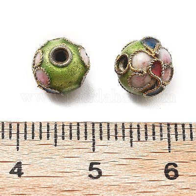 Handmade Cloisonne Perlen&nbsp;CLB-O001-M07-04-1