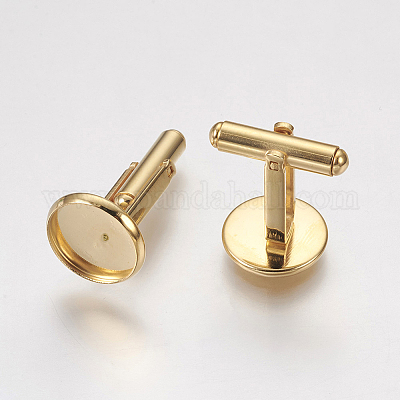 Manschettenknöpfe aus Edelstahl 304&nbsp;STAS-G187-23G-12mm-1