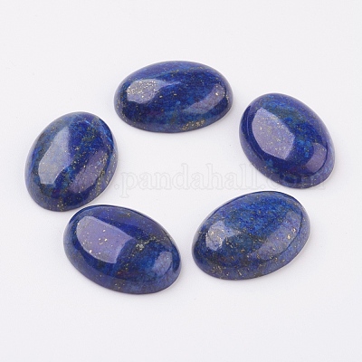 Cabochon posteriori lapislazzuli naturali&nbsp;G-G741-30x40mm-15-1