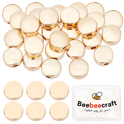 Beebeecraft PandaHall Elite 695pcs 18K Gold Spacers Beads, 5 Sizes Seamless  Smooth Beads Loose Beads Tiny Ball Beads Little Round Spacers for Bracelet