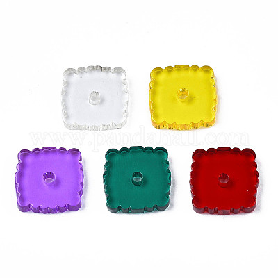 Perles en acrylique transparente&nbsp;BACR-N001-012-1