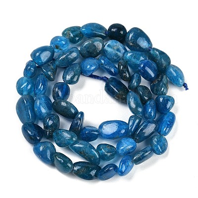 Chapelets de perles en apatite naturelle&nbsp;G-E483-41A-01-1