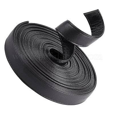 Wholesale GORGECRAFT 5M Long Double Sided Leather Strips 20MM Wide Shoulder  Bag Leather Strap Roll Black Smooth Leather String Flat Cord for DIY Crafts  Clothing Making Handles Pet Collars Traction Ropes Belt 