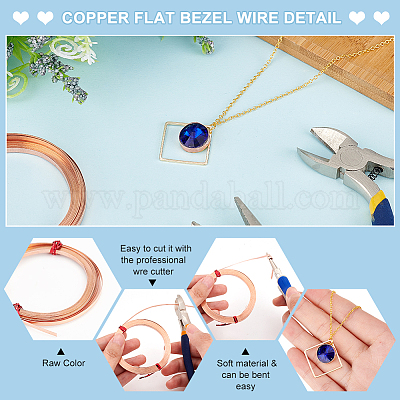 Wholesale Copper Flat Bezel Wire 