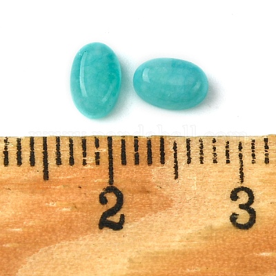 Natürliche Amazonit-Cabochons&nbsp;G-A094-01A-06-1