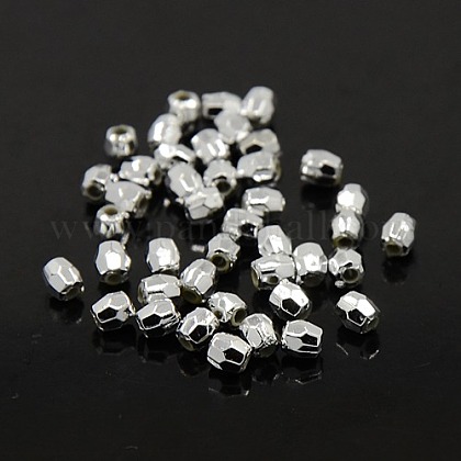 プラスチックアクリル多面カット丸いビーズする 銀メッキ 5mm 穴 1mm 約7000個 ポンドの通販 Jp Pandahall Com