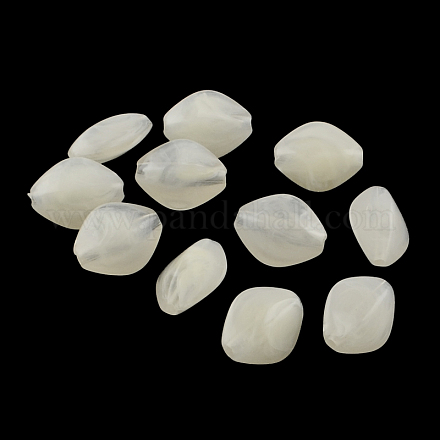 Perles acryliques losanges imitation pierre précieuse OACR-R037A-29-1